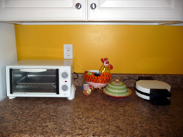 Toaster and waffle iron