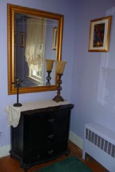 Three drawer dresser to store your personal belongings.